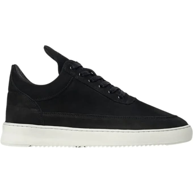 Filling Pieces Low Top Ripple Nubuck Sneakers - Suède - Heren - Zwart - Maat 44