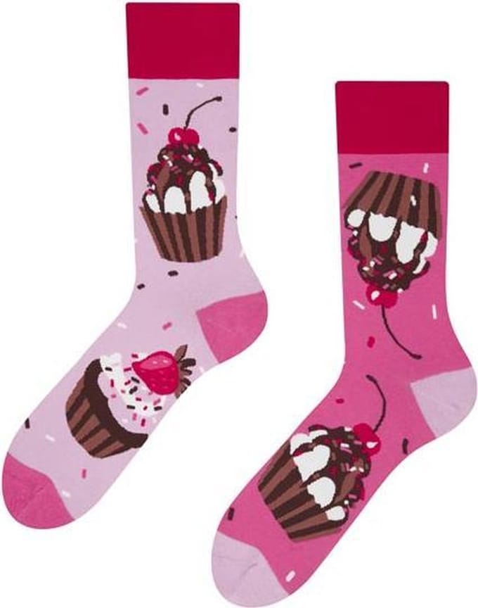 Dedoles Sokken - Roze Cupcakes - Maat 35-38