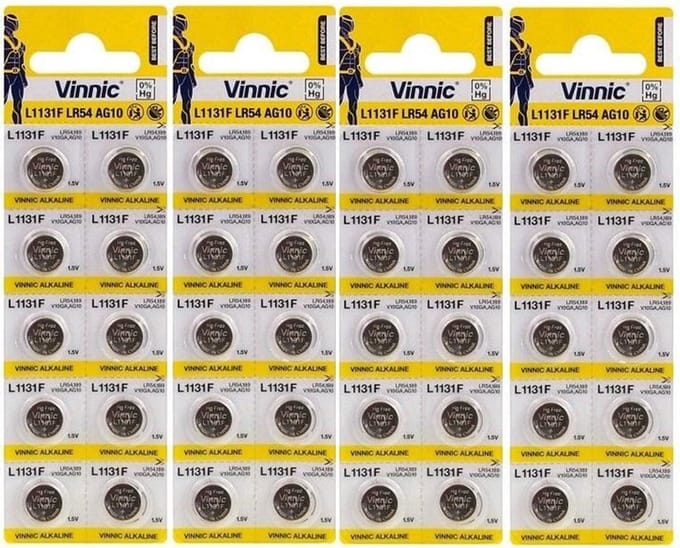 Vinnic AG10 LR54 Alkaline Knoopcel Batterij 40 Stuks