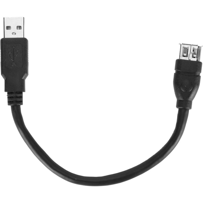Firewire 1394 6 Pin Vrouwelijk naar USB 2.0 AM Adapterkabel Plug and Play Flexibel Firewire Digitaal black