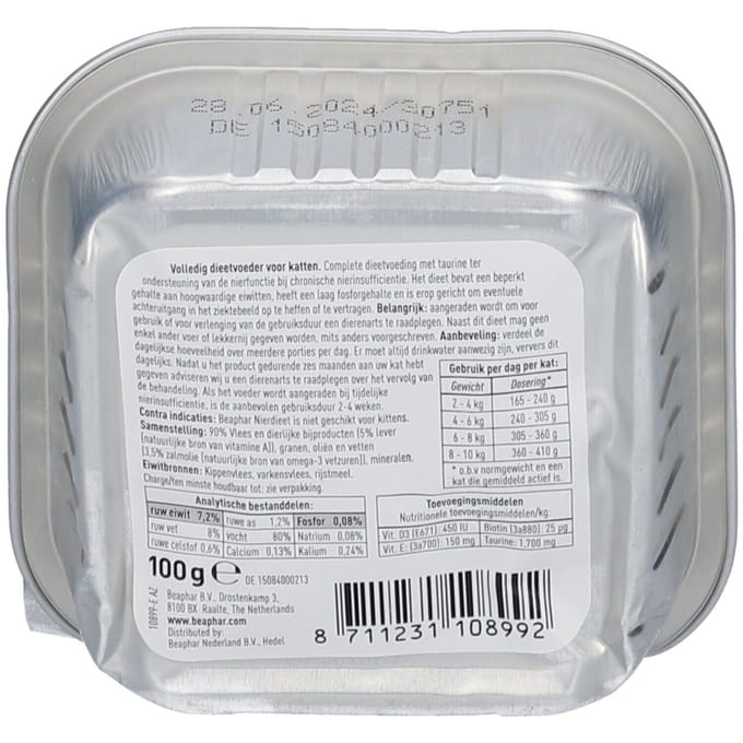 Beaphar Nierdieet kat - Taurine 100g