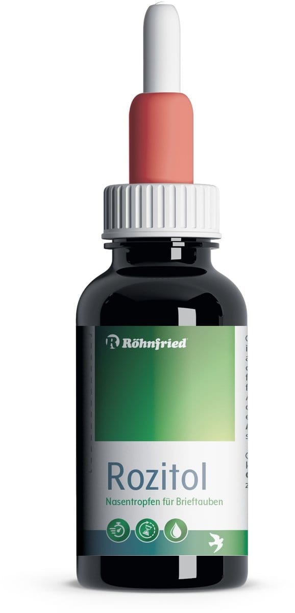 Rohnfied Rozitol 50ml - neusdruppels voor postduiven