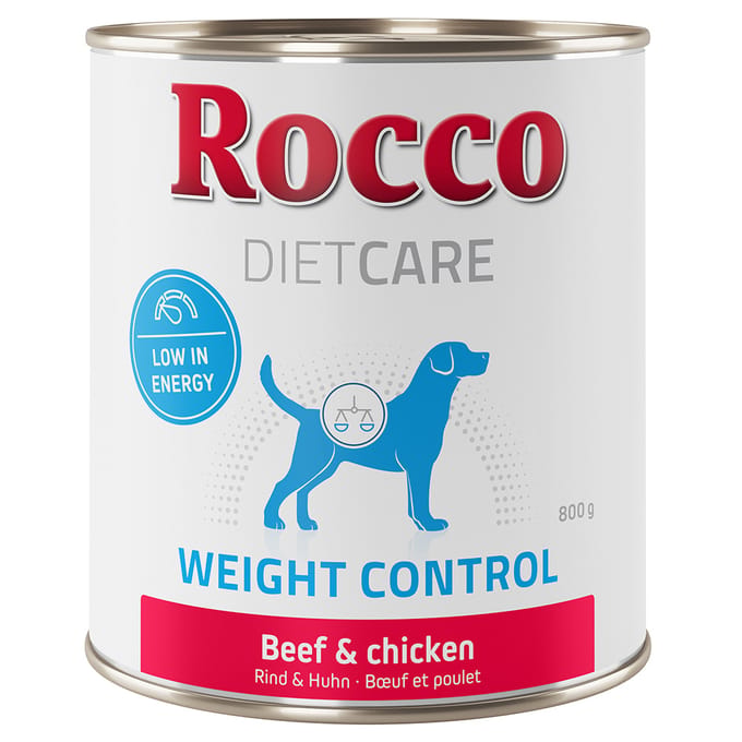 Rocco Diet Care Weight Control Rund & Kip 800 g Hondenvoer  24 x 800 g