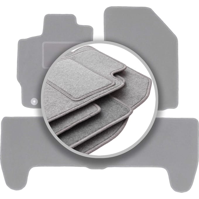Grijze automatten voor: Toyota Yaris II hatchback (2005-2011)