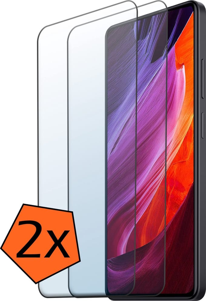 Screenprotector - 2 Stuks - Geschikt voor Xiaomi Redmi Note 12 Pro - Extra Sterk - Gehard Glas - Beschermglas - Tempered Glass - Screen Protector