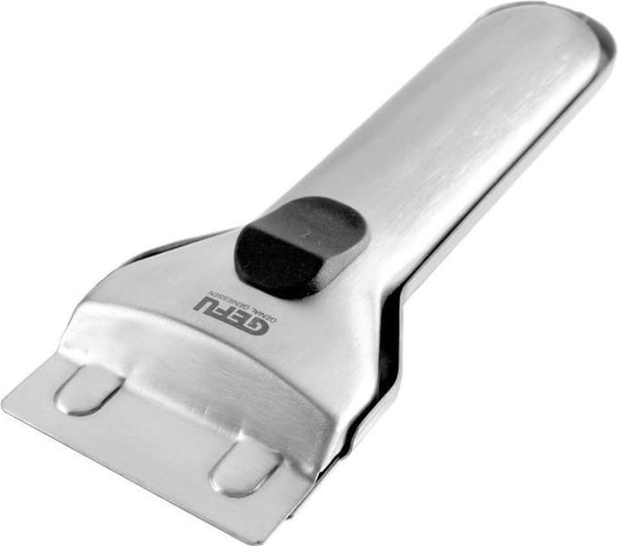 GEFU TOPPO Kookplaatkrabber – RVS Glasschraper voor Keramische Kookplaat en Inductie
