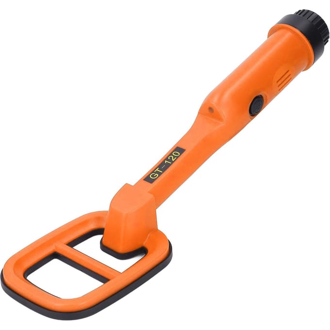 Handheld Onderwater Metaaldetector 9.84FT IP68 Waterdichte Metaalscanner Locator Goudzoeker met LED-licht voor Meer orange
