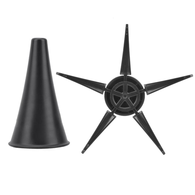 Klarinetstandaard Beugel Opvouwbaar 5?Beensteun Muziekinstrument Plaatsingsrek Accessoire gray