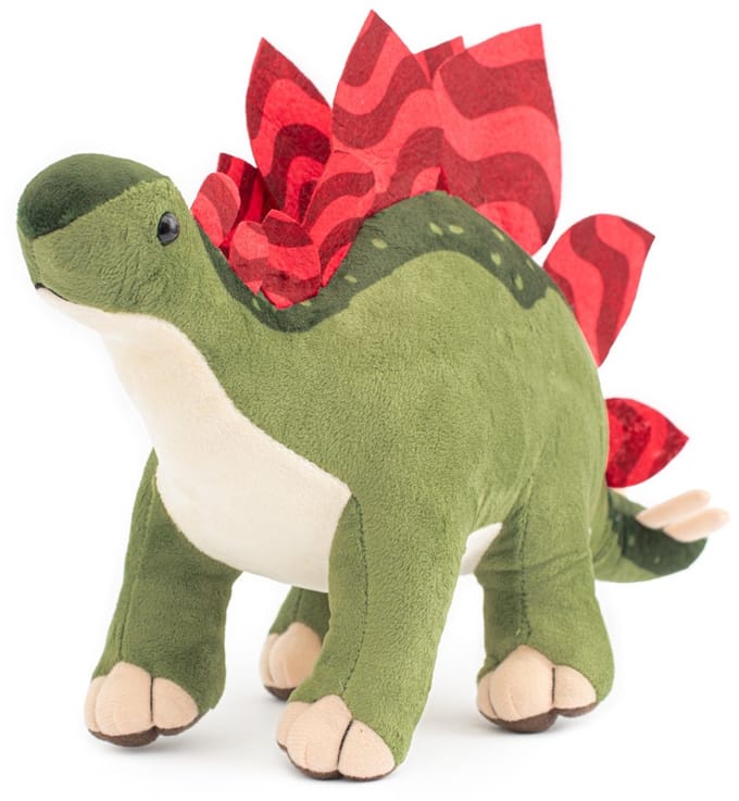 Baby Mix pluchen stegosaurus knuffel 38 cm - Dinosaurus knuffel