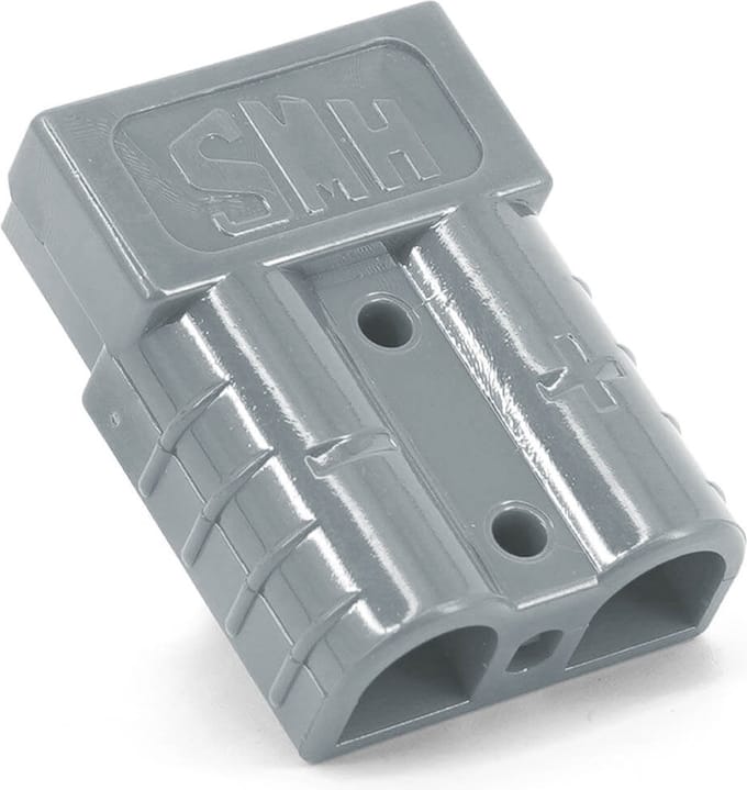 EVION Anderson Plug Grijs - SB50 Connector - Stekker Elektromotor 12V 24V tot 60A