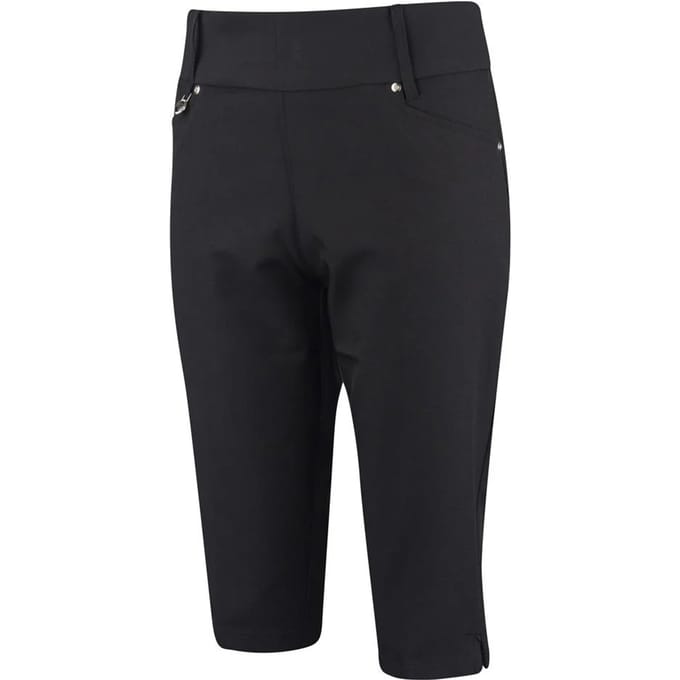 Island Green Dames/Dames Stretch Golfshorts (Zwart)