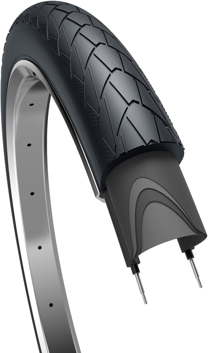 Buitenband Edge Mambo 28 x 2.00/ 50-622 mm - zwart met reflectie