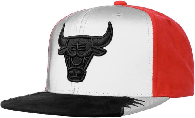 NBA Chicago Bulls Pet Heren - Verstelbare Baseball Cap met Platte Klep