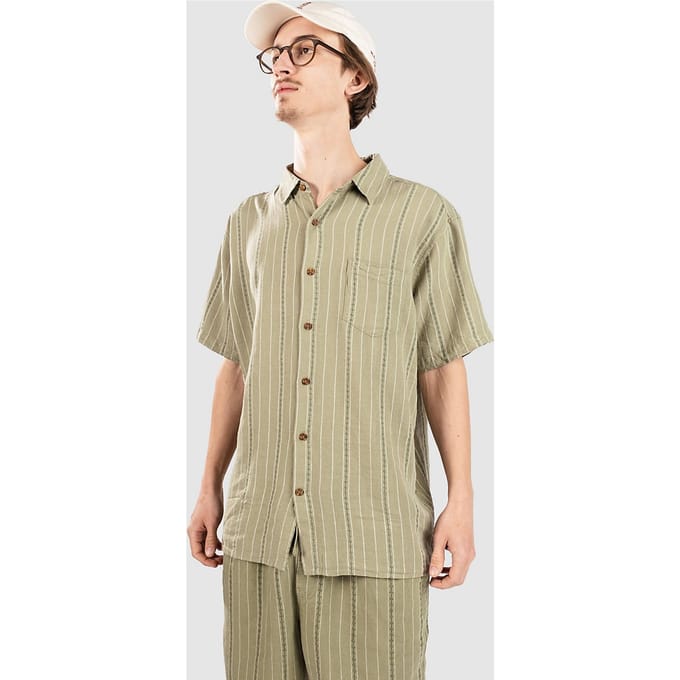 Vissla Linen Pin Shirt groen