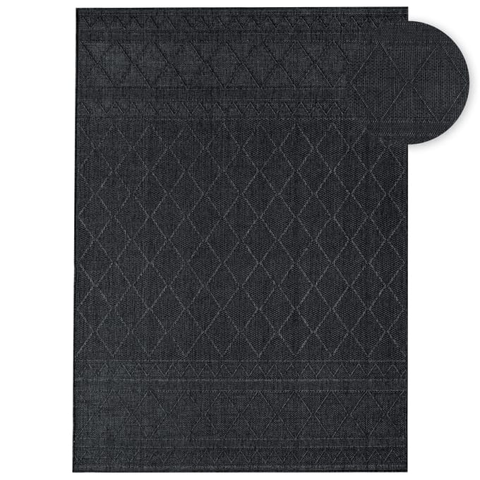 Binnen- en buitenkleed Verona grijs  150 cm vierkant