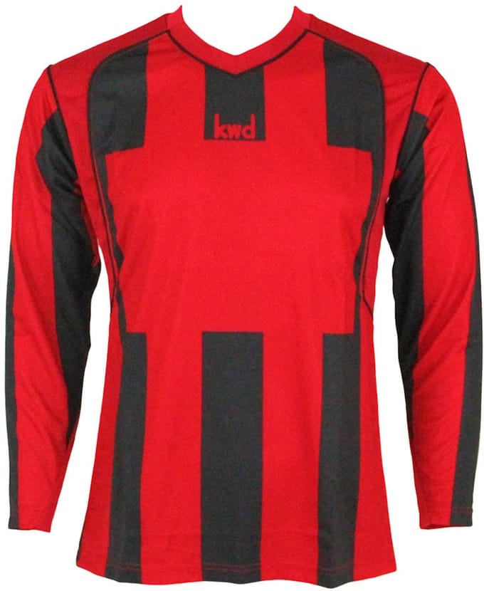 KWD Shirt Napels Nieuw lm, mt Pup, rood/zwart
