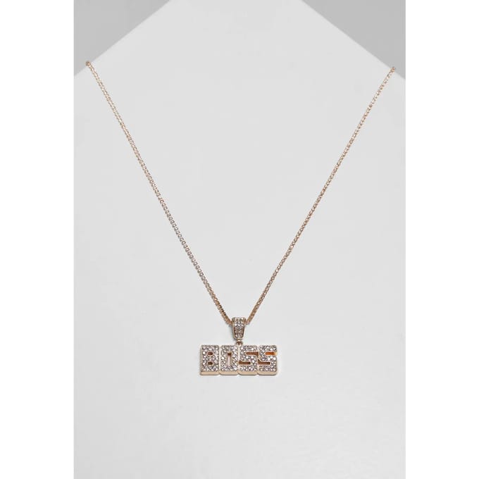 Urban Classics - Boss Necklace gold one size Ketting - Goudkleurig