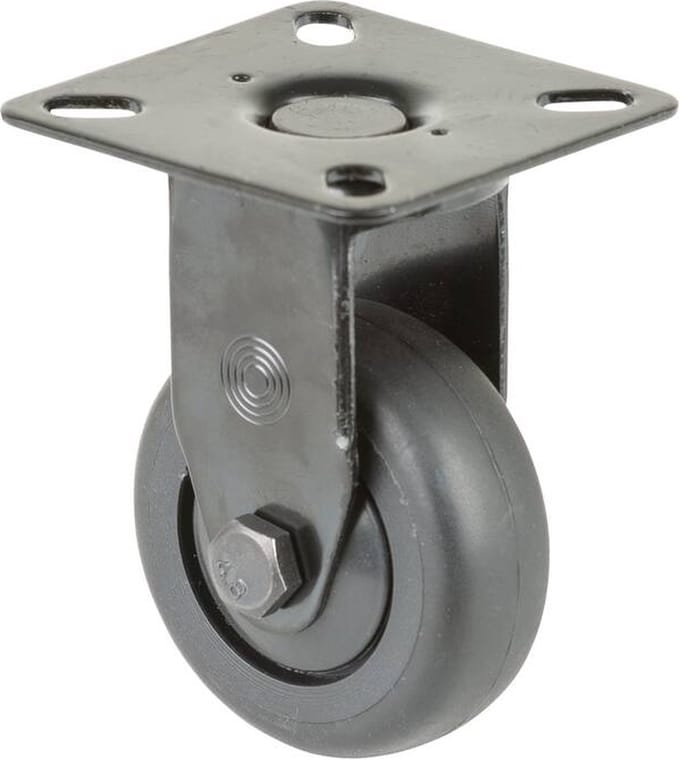 Bokwiel 50mm 50kg rubber kogels 60x60mm BS ROLLEN
