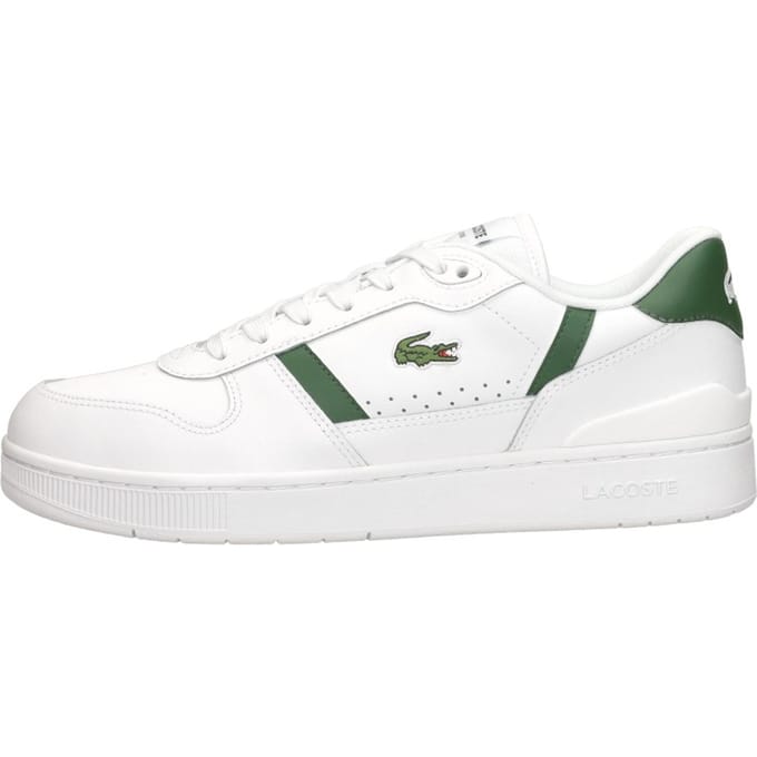Lacoste T-CLIP SET 224 2 SMA WHT/DK GRN Heren Sneakers - wit-donkergroen