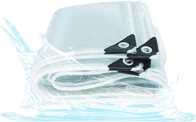 Transparant Zeil - Dekzeil Waterdicht - Bescherming Buiten - Versterkte Randen - 1.2x3m - Transparant