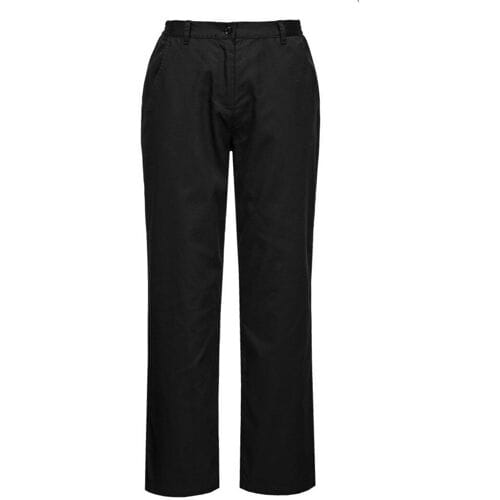 GGM Gastro (5 Stück) Damen Kochhose Basic - Schwarz - Größe: M Zwart