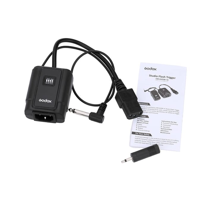 Godox DMR-16 Professionele Studioflits Draadloze Trigger Ontvanger 16 Kanalen black