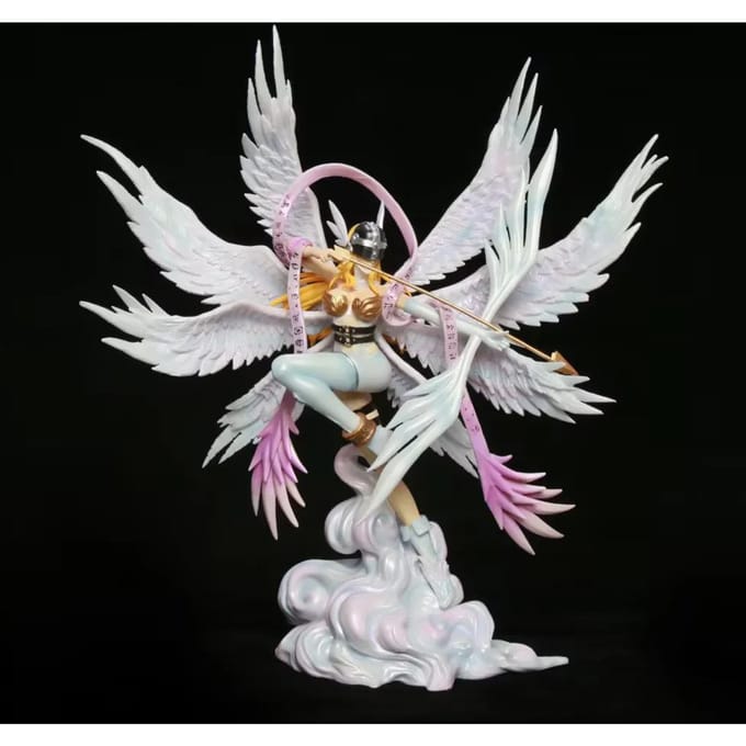 Anime Digimon monster Avontuur Angewomon Actiefiguur Model Speelgoed 26cm no box white