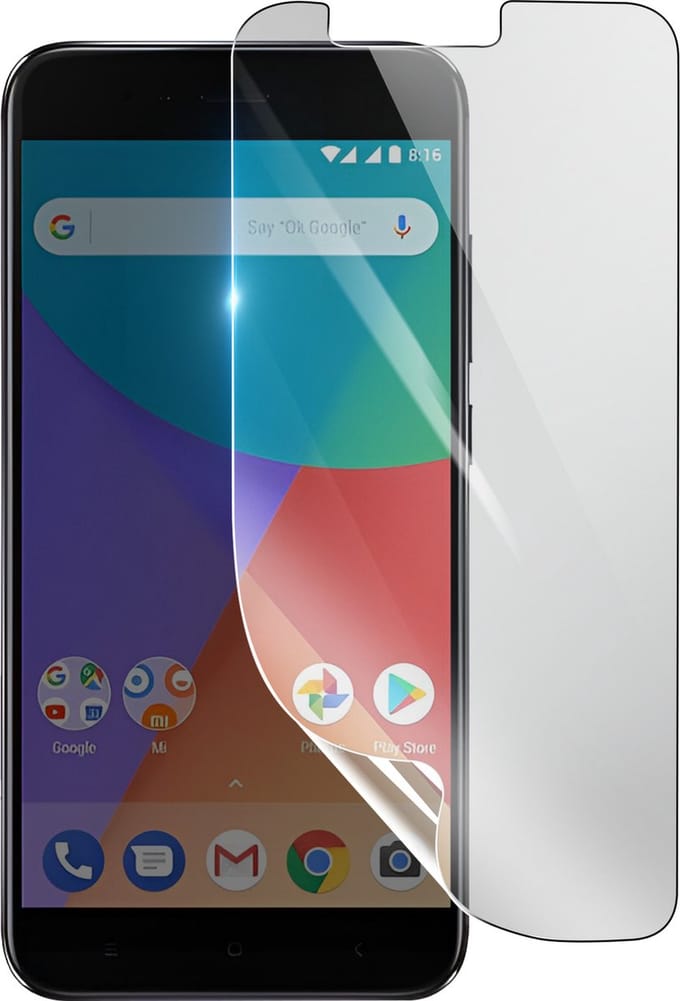 3mk, Geschikt voor Xiaomi Mi A1, Schokbestendige Hydrogel Screenprotector, Transparant