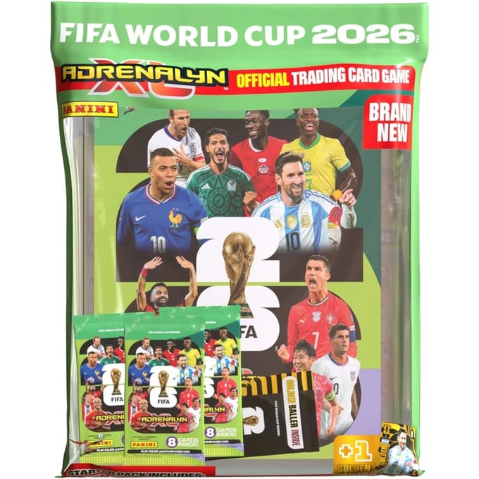 Panini – Adrenalyn XL 2026 – Starter pack kaarten – Binder
