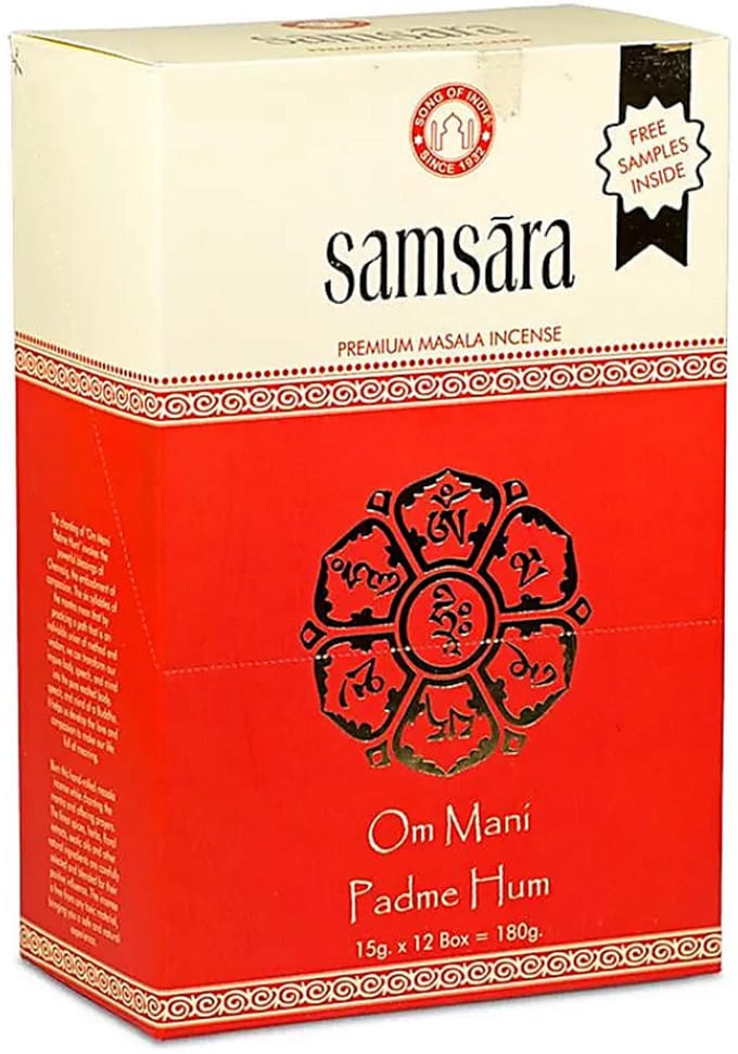 Samsara Wierook - Om Mani Padme Hum - 12 pakjes