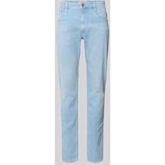 Slim fit jeans met steekzakken model 'Anbass'