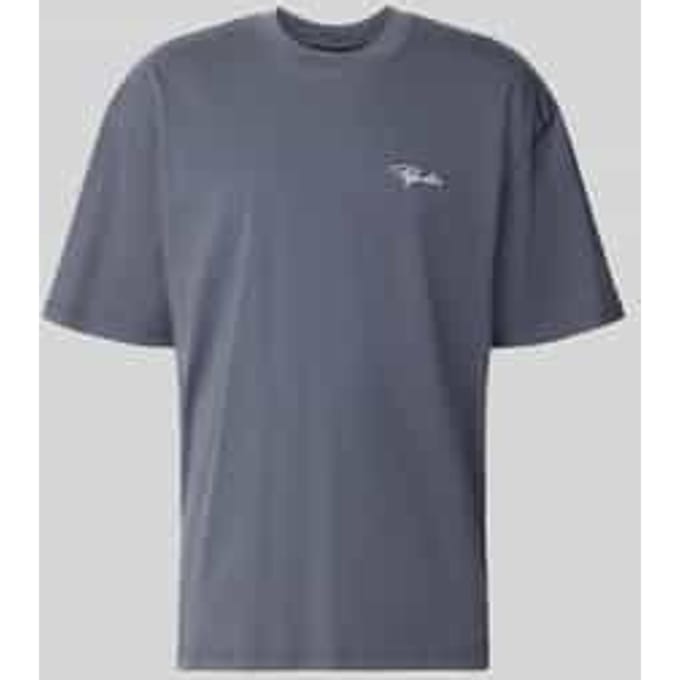 oversized fit T-shirt met gestikt logo