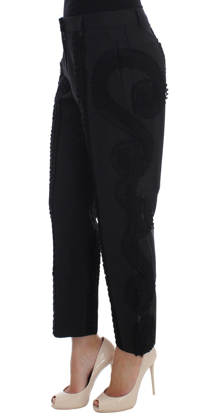 Broek met Kantdetails, Verkorte Stijl