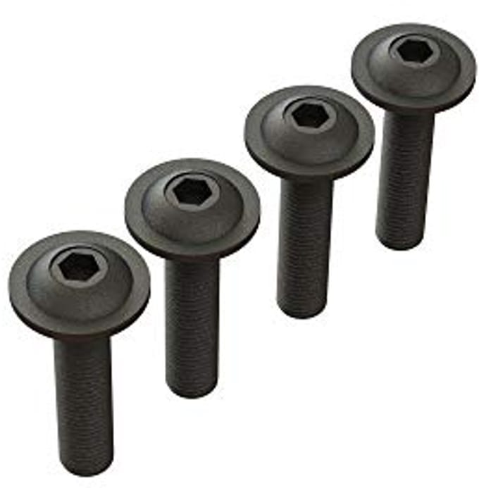 Platte kopschroef M4x18mm - Set van 4
