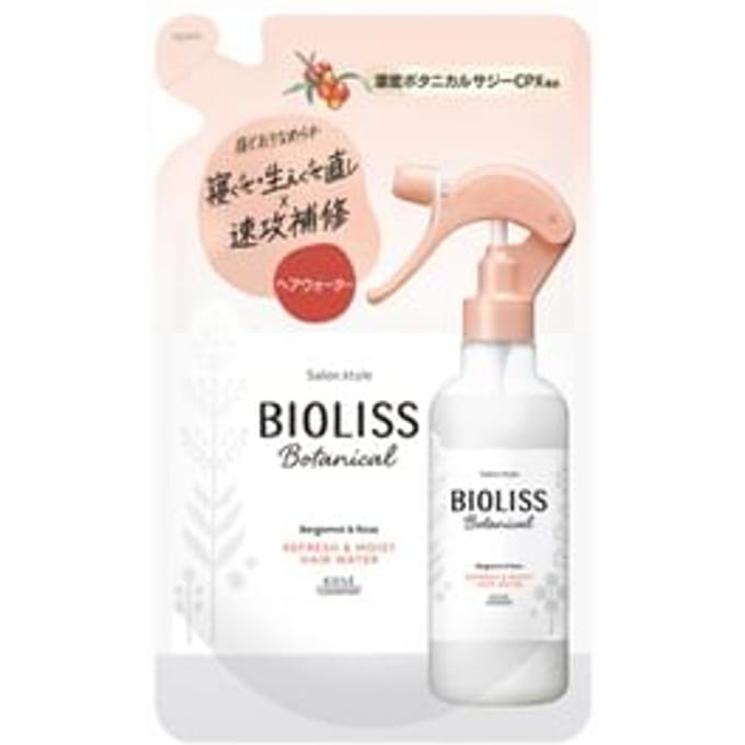 Kose - Bioliss Botanical Refresh & Moist Hair Water 230ml Refill