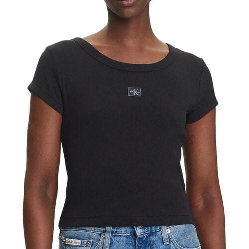 T-shirt Korte Mouw Calvin Klein Jeans Label 2x2