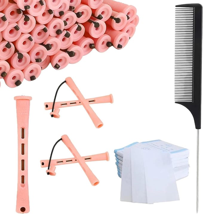Krulset Haar - Haarrollers Set - Haar Styling - Complete Kit - 61 Stuks - Oranje