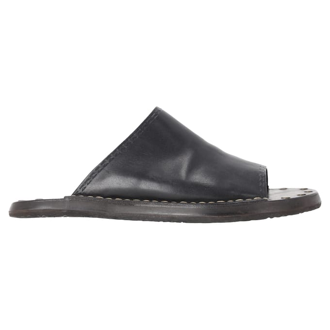 See by Chloé Studded Slide Sandalen in Zwart Leer