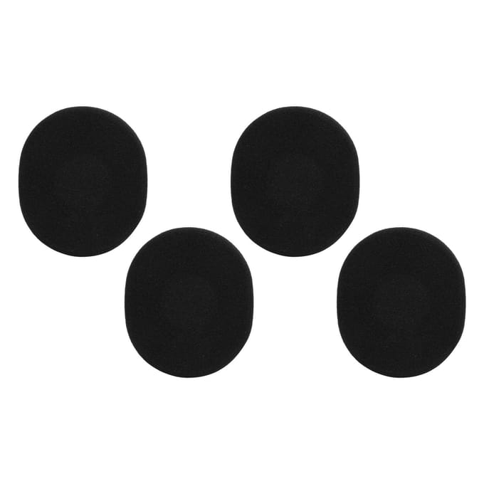 Lot de 2 paires de coussinets de rechange pour casque Logitech H800, noir noir