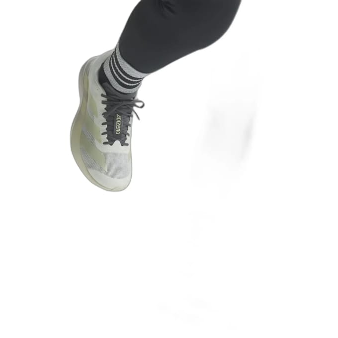 Adidas Adizero EVO SL Sneakers Dames - Wit - Maat 43 1/3 - Mesh/Synthetisch