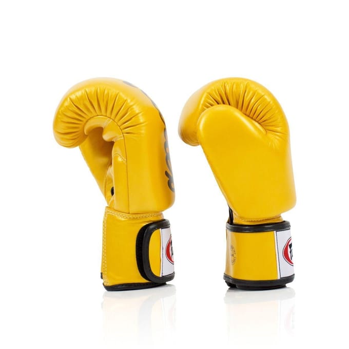 Fairtex BGV19 Deluxe Bokshandschoenen - Goud/Geel - 12 oz