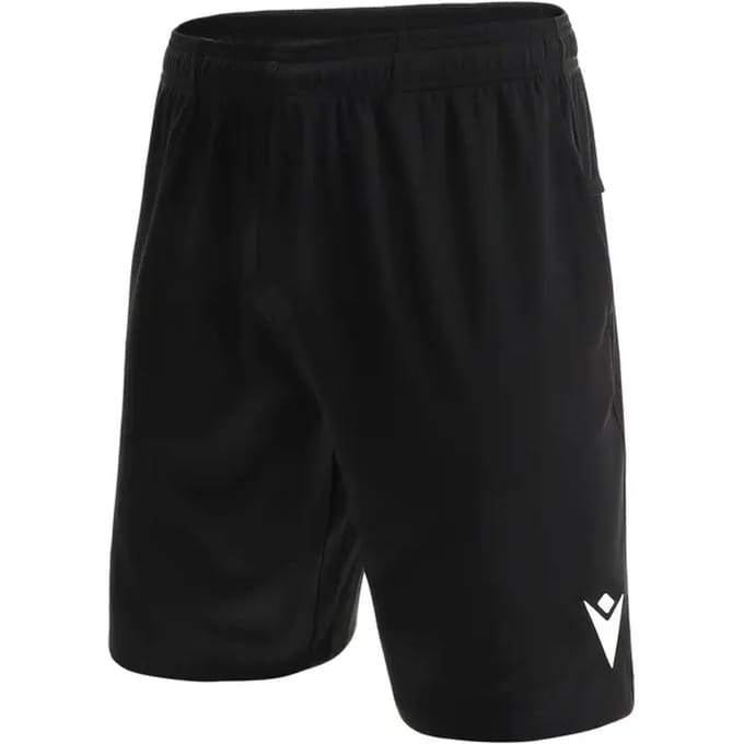 Macron Corver Scheidsrechtersshort Heren - Zwart | Maat: XXL