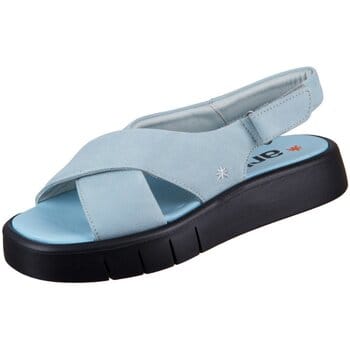 Sandalen met sleehak Art -