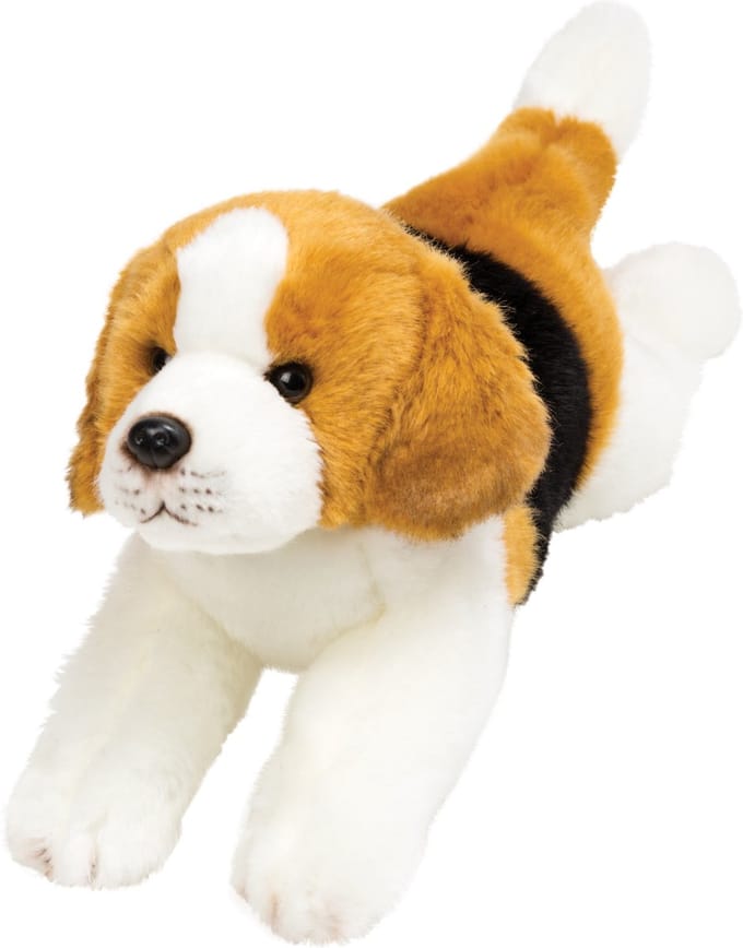 Suki Gifts Knuffel Beagle - hondenras knuffeldier - 30 cm - pluche