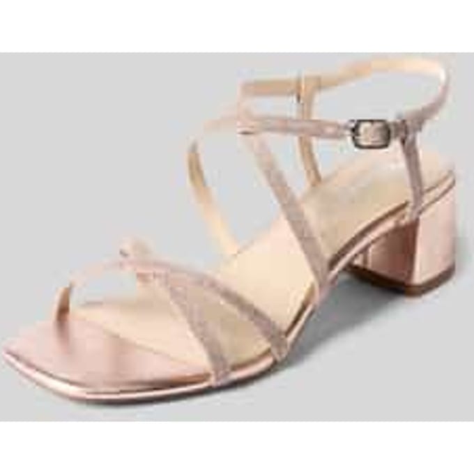 Tamaris Tamaris Sandalen met hak goud Textiel