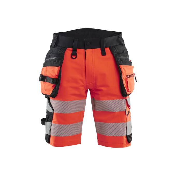Korte hoge zichtbaarheid stretch 4D Blaklader