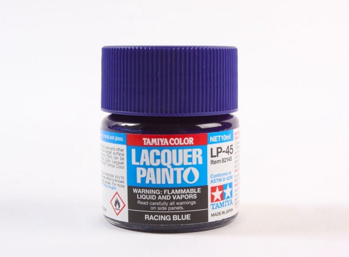 Tamiya Hobbyverf Enamel verf - LP-45 Racing Blue - Gloss - Lacquer Paint - Verf potje - 10 ml