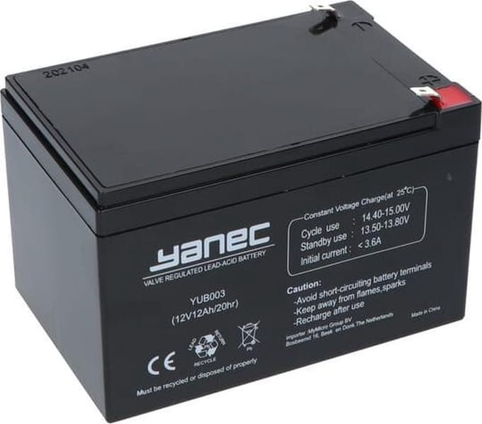 Yanec Loodaccu 12V 12 Ah