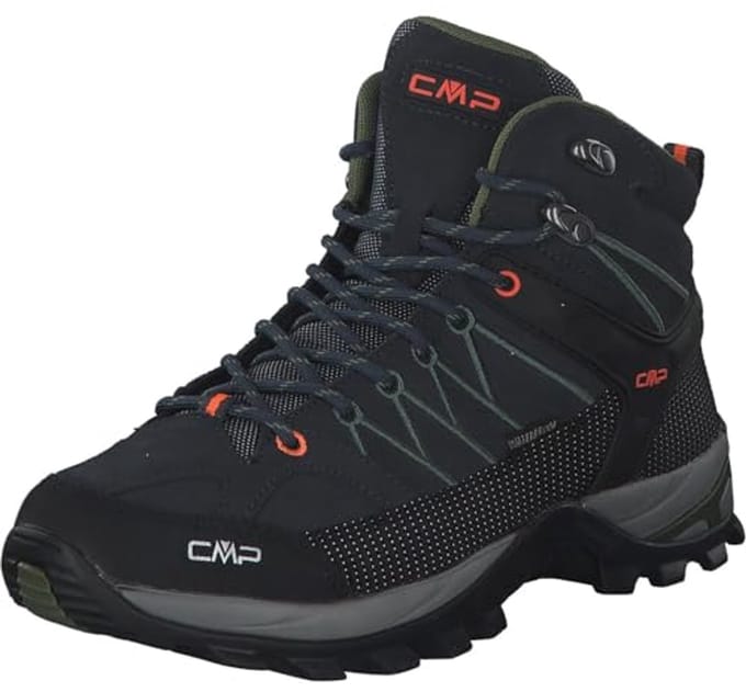 Heren Waterdichte Mid-Trekking Schoenen voor Comfort en Stabiliteit