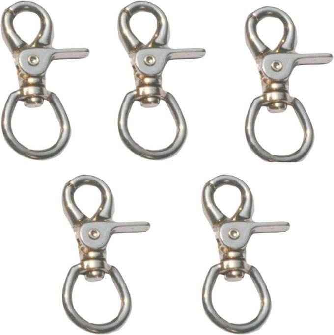 Karabijnhaak Set van 5 Stuks voor Reitsport